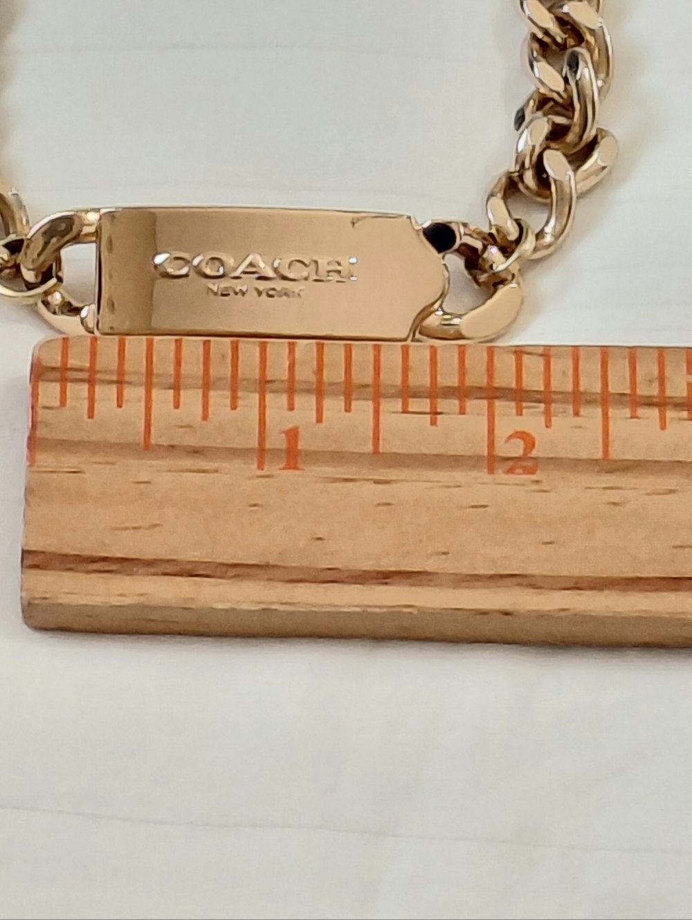 Coach Gold Chunky ID Bracelet - Picture 3 of 4